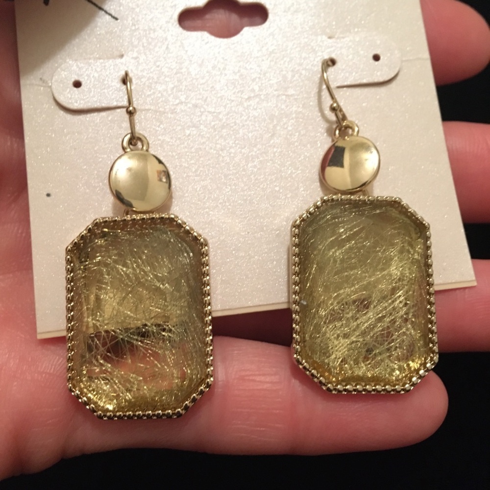 Kim Rogers Vintage Dangle Hook Earrings - Picture 2 of 8
